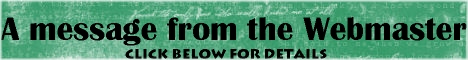Special Announcement from Webmaster